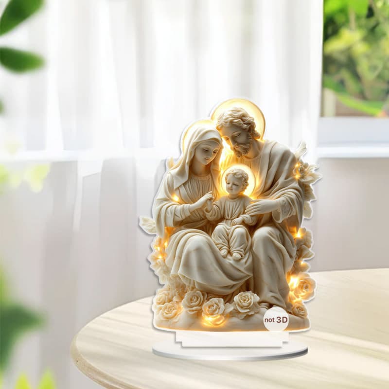 Hot-selling Mother's Day Warm Family Guardian Acrylic Yard Decoration Prop Gift Ornament