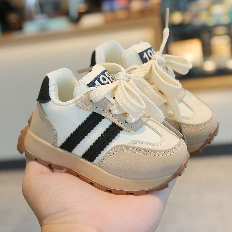 2024 Boys and Girls Shoes 0-1-4 Years Baby Walking Shoes New Spring Autumn Soft Sole Toddler Sneakers Children