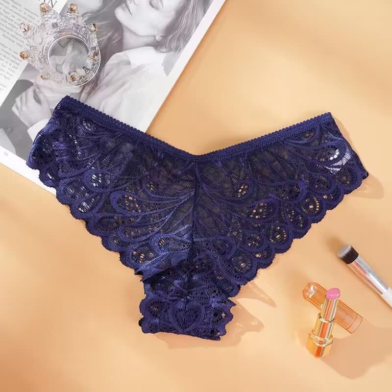 Lace Triangle Panties Plus Size Sexy Lace Underwear Women Lace Thong Panties Export Underwear