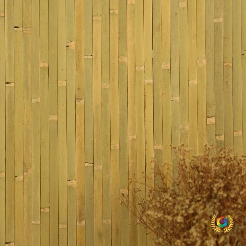 Bamboo strip curtain for ceiling decoration, wall background cladding material, suitable for guesthouses, tea rooms, restaurants, bamboo woven panel