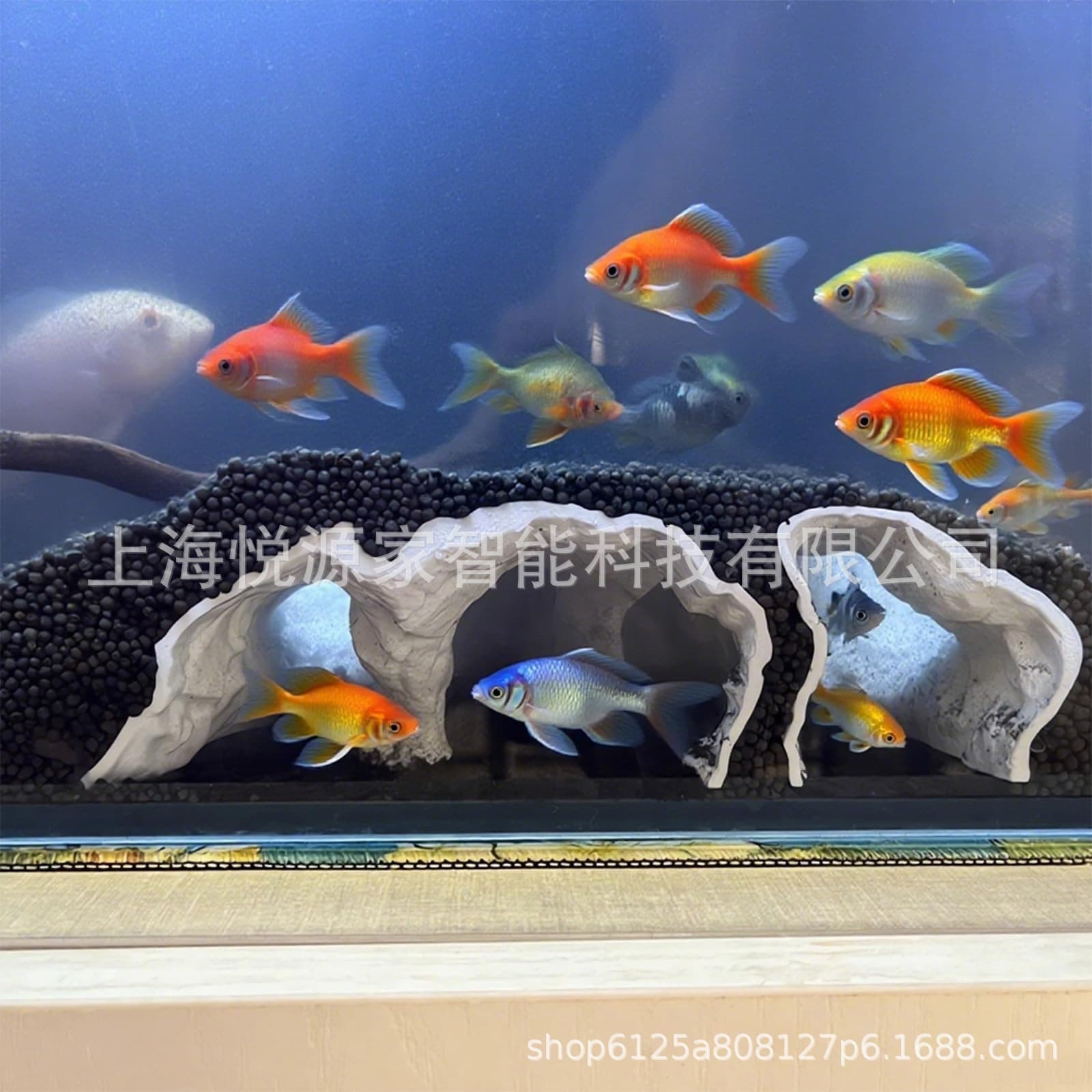 Cross-border New Aquarium Decor: Decorative Gravel Tunnel Cave Natural Curve Ornaments