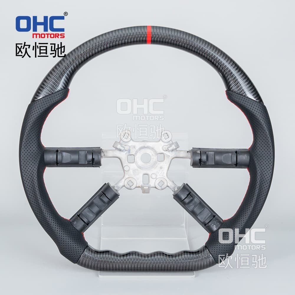 Directly Shipped from Dubai, Suitable for 10-14 Model Jeep Wrangler Modification and Upgrade to Jeep Carbon Fiber Car Steering Wheel