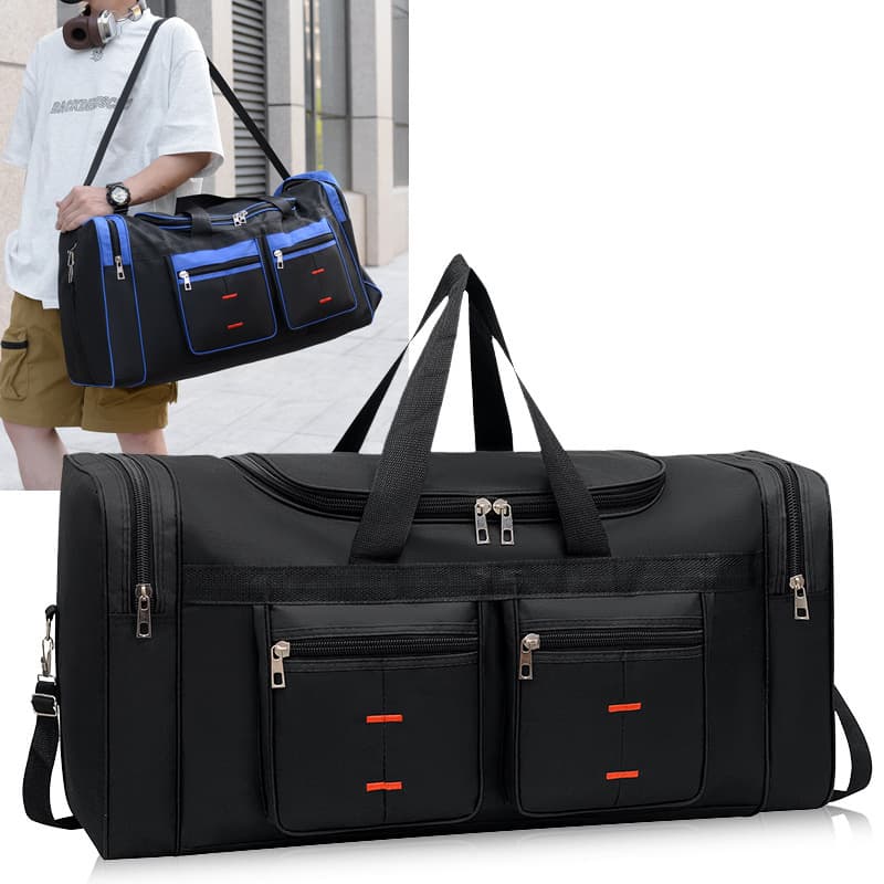 Cross-border super large capacity camping handbag, simple long and short distance shoulder travel bag, working out luggage storage bag
