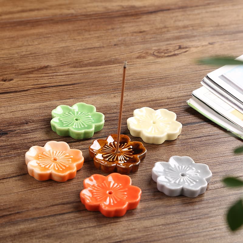 Wholesale Sakura Incense Incense Holder Incense Insert Mini Home Aromatherapy Furnace Incense Tray Aromatherapy Agarwood Incense Incense Mini Incense Tray