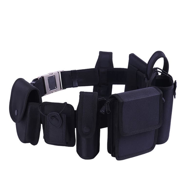 Security belt patrol duty waist bag outdoor multi-style eight-piece belt equipment bag, wholesale available.