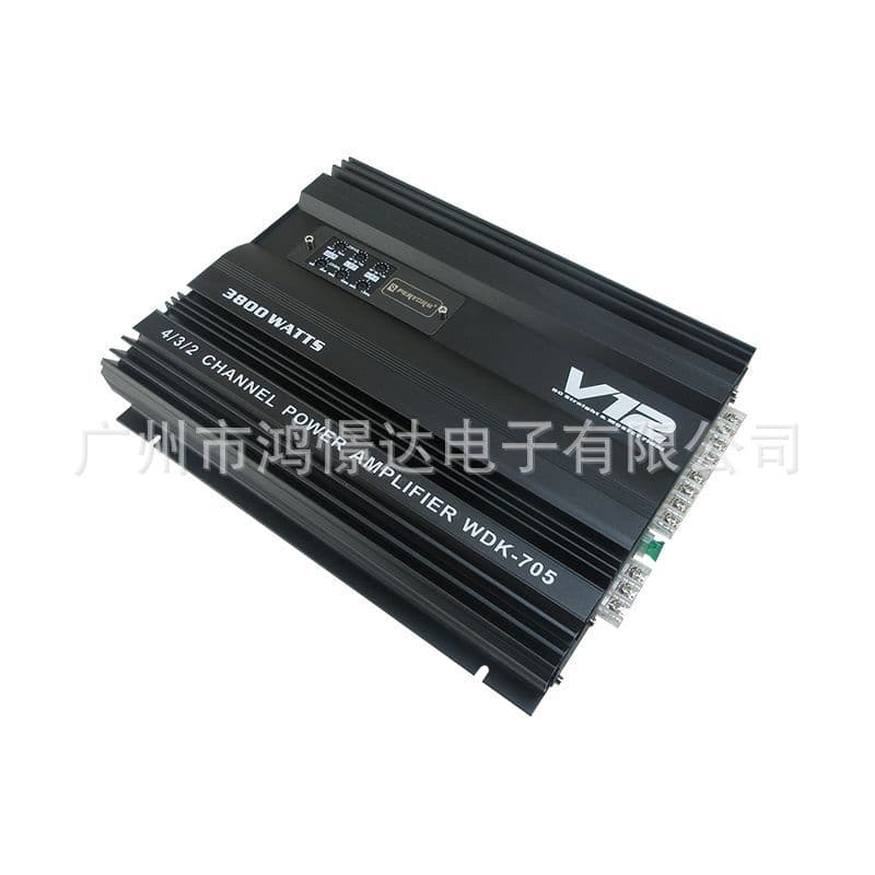 Car Audio Upgrade Q-PERTORS Paters WDK-705 4-Channel Amplifier 3800W
