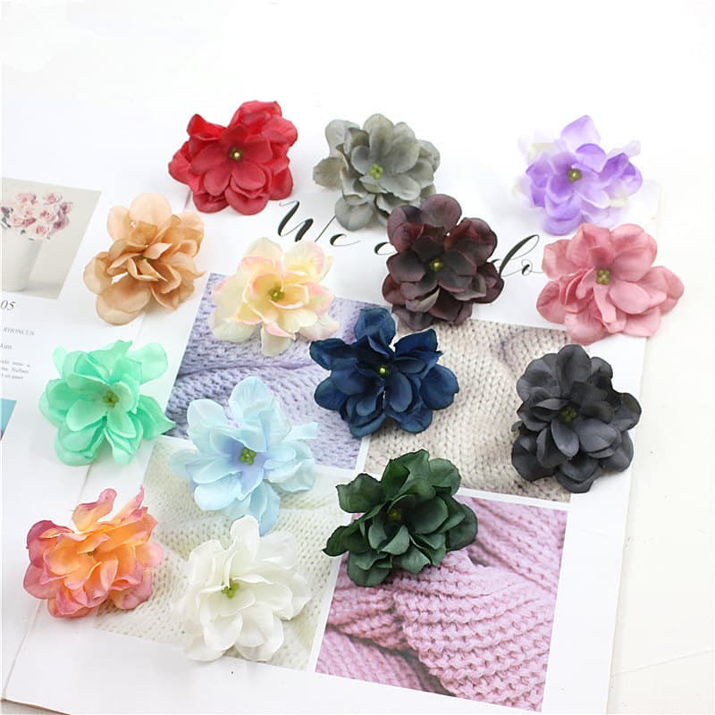 New Hot Sale DIY Accessories Wedding Silk Flower Headpiece Shoe Decoration Xiaomi Milan Multicolor Artificial Orchid