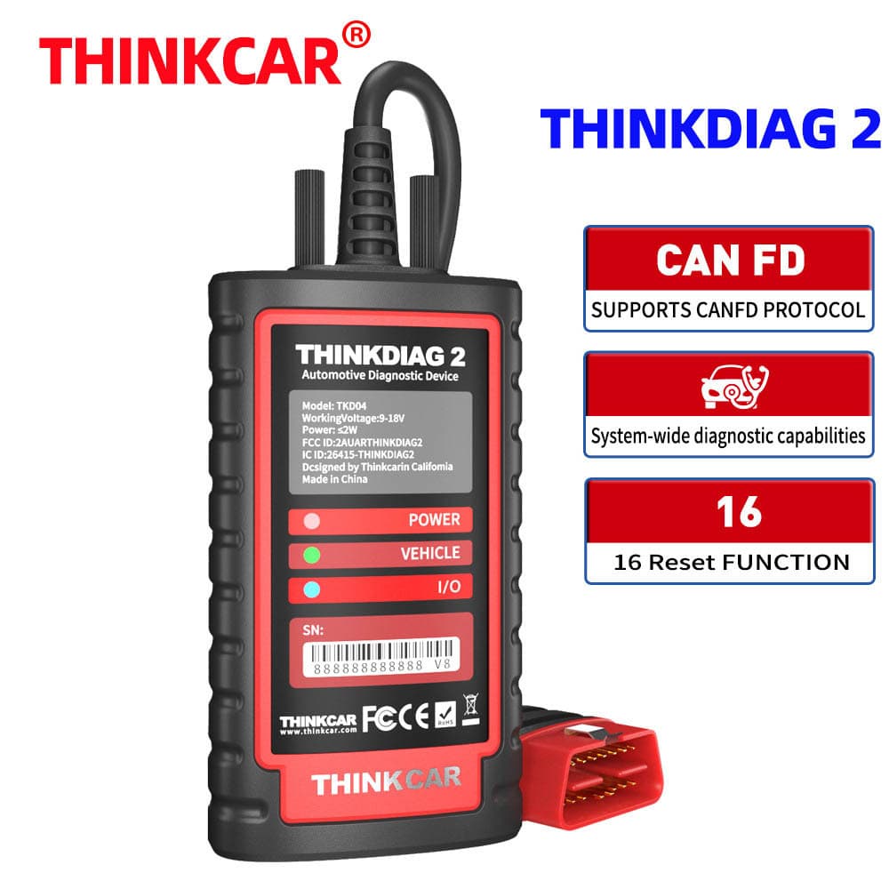 Cross-border Wholesale ThinkDiag2 One-Year Free Software Fault Detector Supports CANFD Protocol Overseas Version