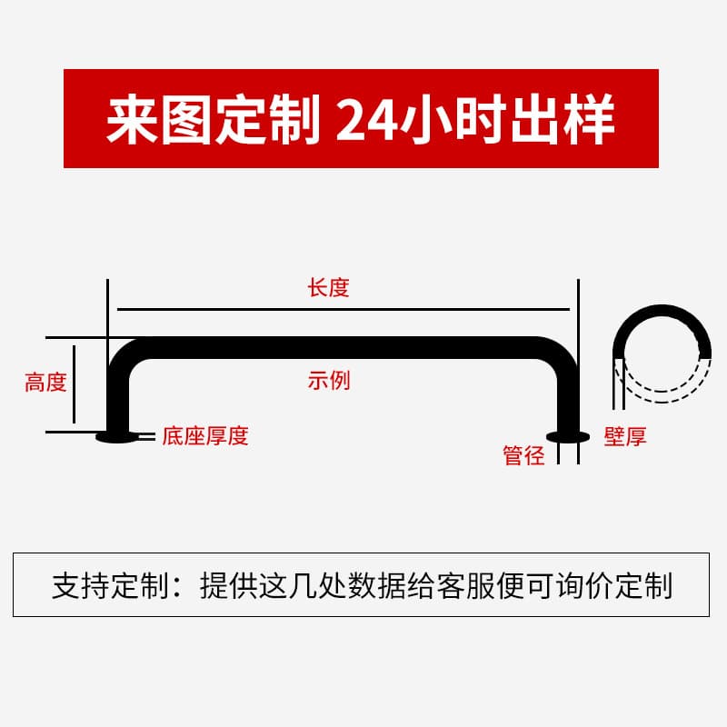 Thickened U-Shaped Anti-Collision Guardrail Steel Pipe Parking Stopper, Parking Space Ground Stopper, Car Positioning Device, M-Shaped Road Barrier Rail