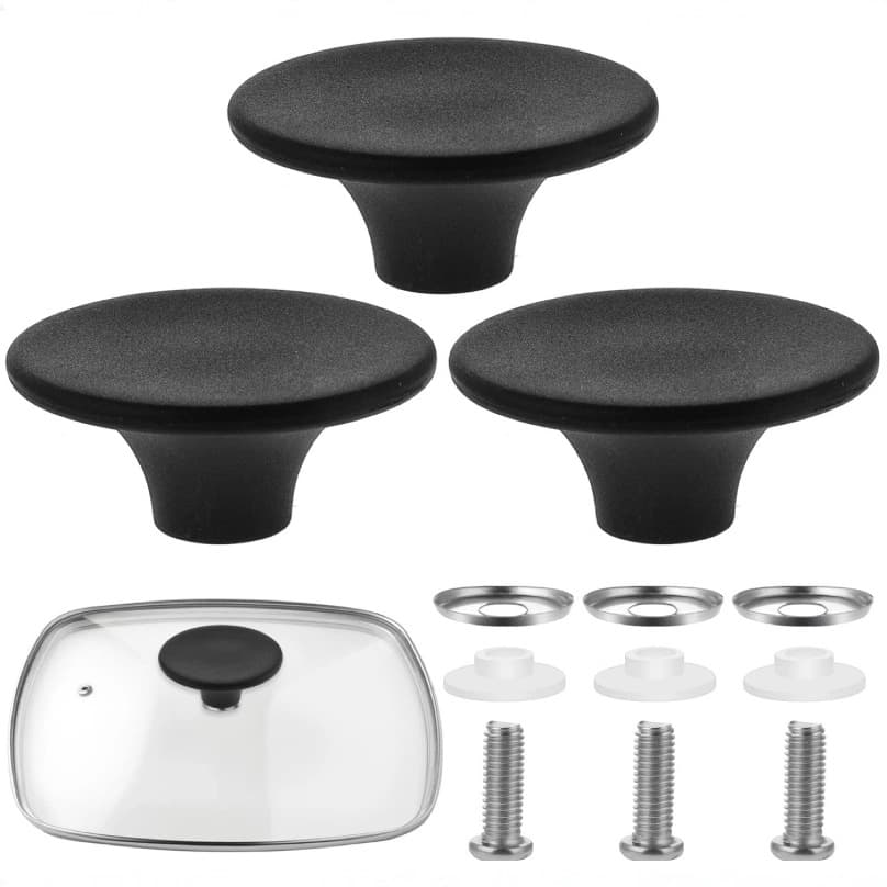 Bakelite anti-scalding bead Universal pot lid top hat pot knob handle lid stainless steel pot lid glass lid accessories
