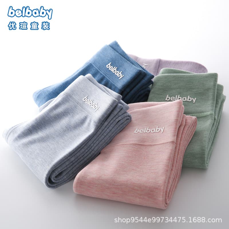 Class A Children's Long Johns, Middle School Student Fleece-Lined Warm Pants, Large Boys' Inner Wear Single-Layer Pants, Girls' Thickened Base Layer Trousers
