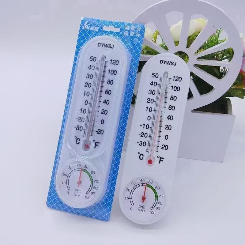 Factory direct sales of Kehui DYWSJ thermometer and hygrometer (wet and dry temperature meter) for greenhouse wall mounting with English paper cards.