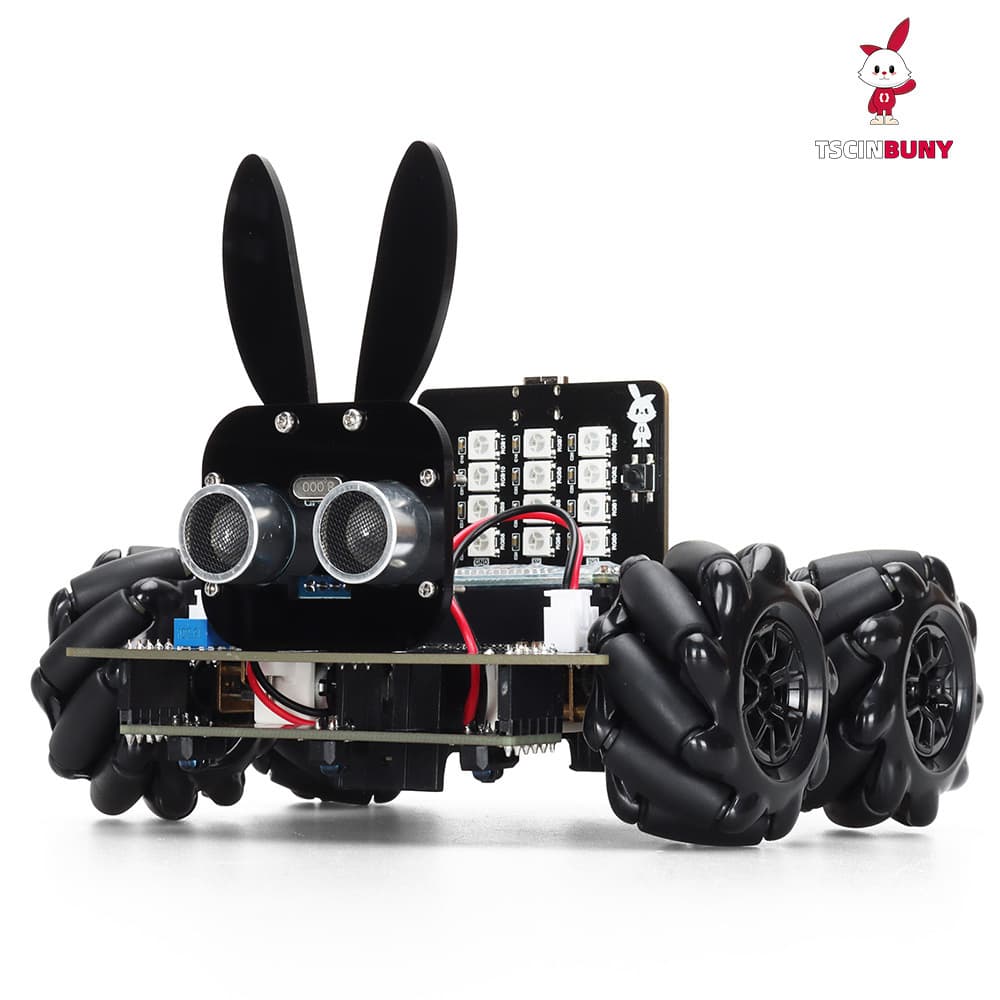 TSCINBUNY Ultrasonic Tracking and Obstacle Avoidance Car Remote Control Smart Compatible Arduino Programming Robot Kit