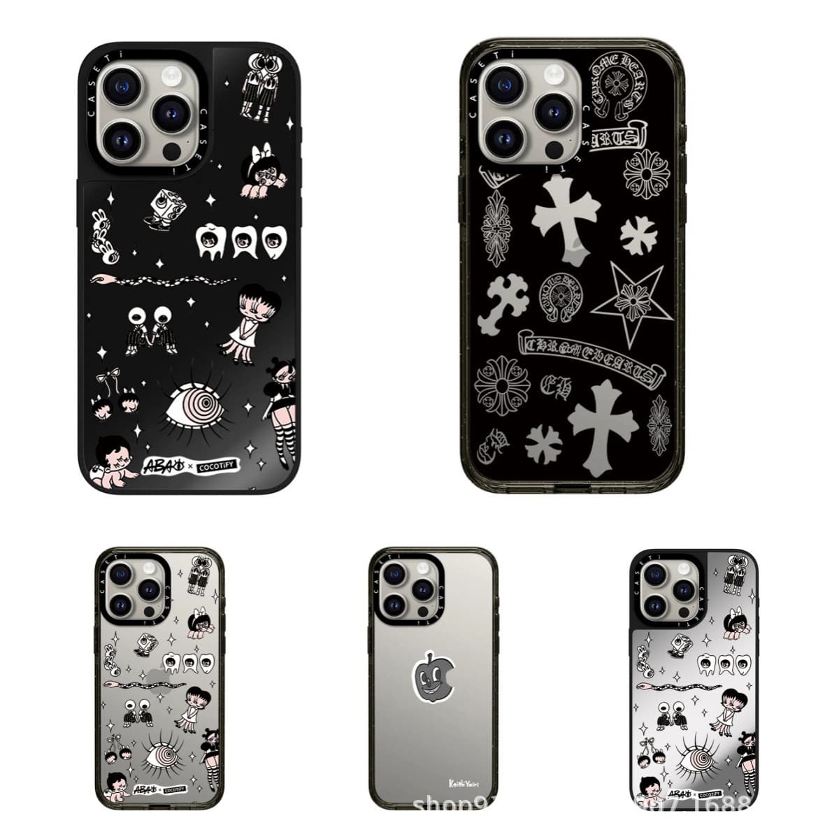 Family ABAO Cross C Brand Compatible with iPhone Apple 17 Pro Max Phone Case 16/14P Personalized Streetwear Brand