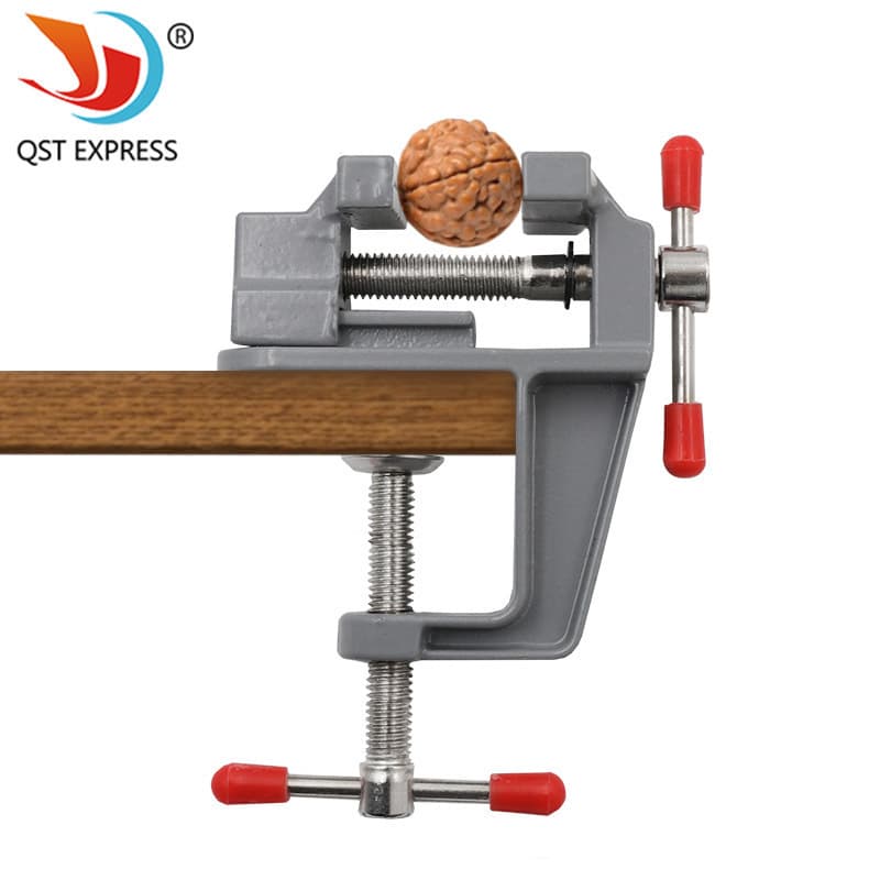 Aluminum alloy mini bench vise, table vise, small bench vise, DIY tool, small vise, small flat nose vise