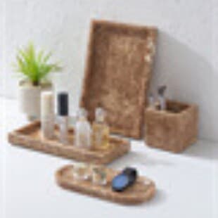 Vintage Natural Marble Tray, Jewelry Aroma Display Tray, Hotel Home Decorative Serving Tray, Soft Decor Accent, Wholesale