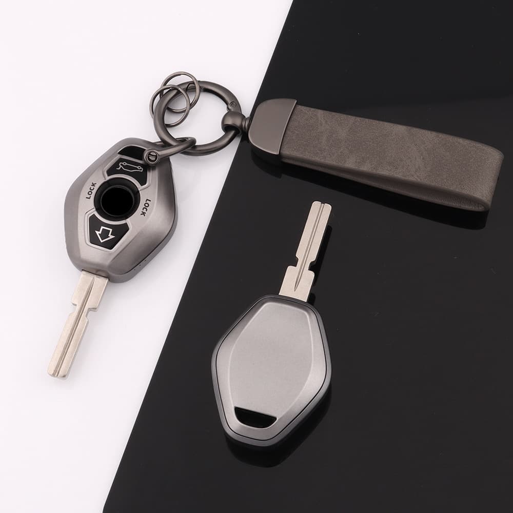 Suitable for BMW key cover X3X5 Z3 Z4 3 5 7 series car key bag straight remote control protective shell buckle