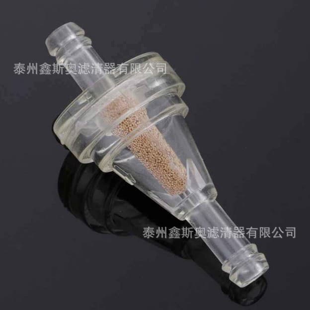 1/4'' High-Quality Transparent Copper Core Gasoline Filter, Universal for Motorcycles and Lawn Mowers, Factory Supply