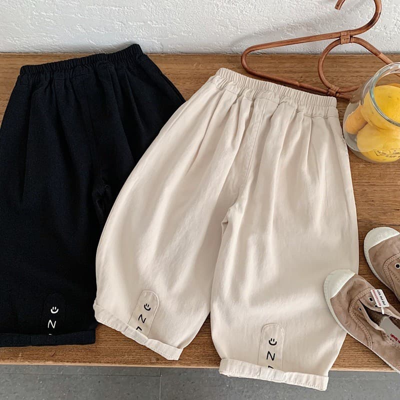 Boys' A-Class Pure Cotton Curved Leg Pants 2026 Fall New Black Straight Casual Pants Flowy Long Pants Kids Pants