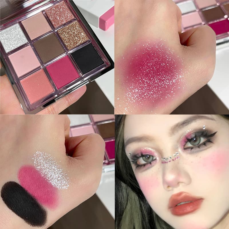 K'APEINE Capel Glow Nine Color Eyeshadow Palette Low Saturation All-in-One Matte Earthy Smoky Eyeshadow Palette