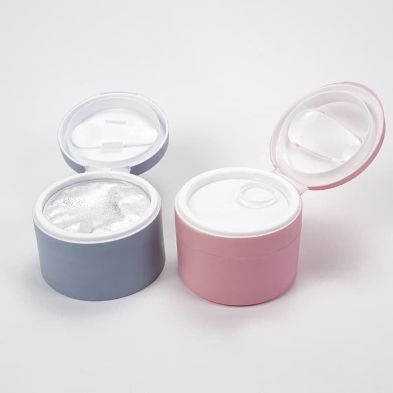 120g Round PP Cream Jar, Cosmetic Refill Container, Portable Travel Face Cream Bottle