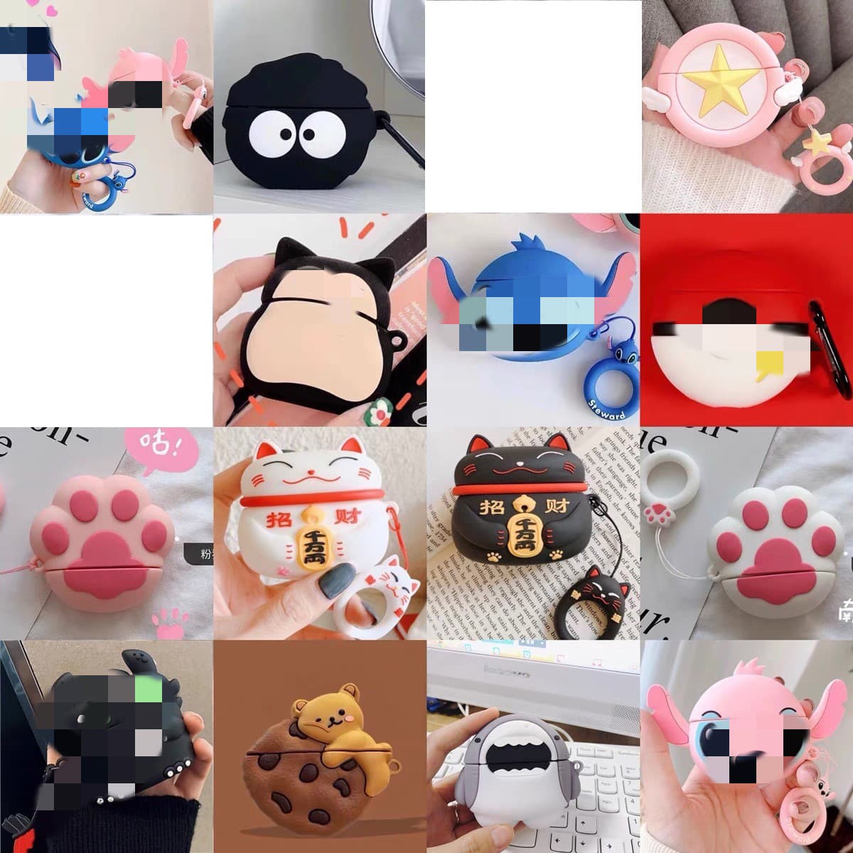 Universal Cartoon Protective Case for Domestic i12 Wireless Bluetooth Earbuds, i11 Silicone Case, inpods12 Soft Shell