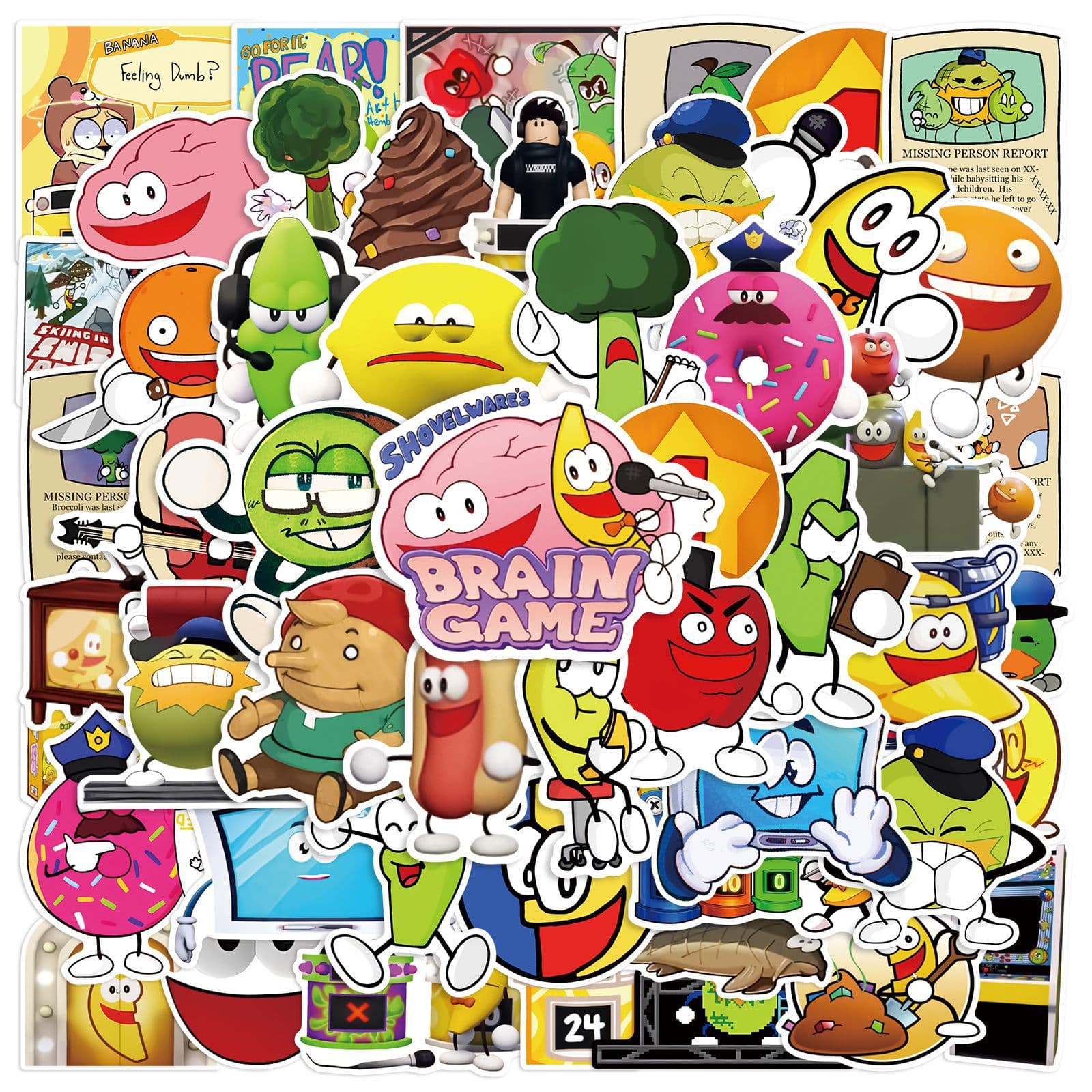 50 Roblox popular games, cross-border children’s stickers, decorative stationery, toys, mobile phones, tablets, accounts, refrigerators
