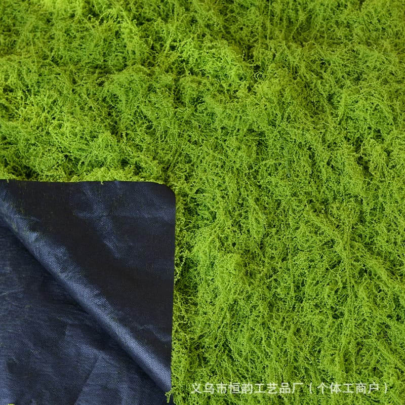 Artificial Silk-Like Moss Turf for Micro Landscape Arrangement, Lawn Bonsai Pot Surface Decoration, Faux Moss Prop