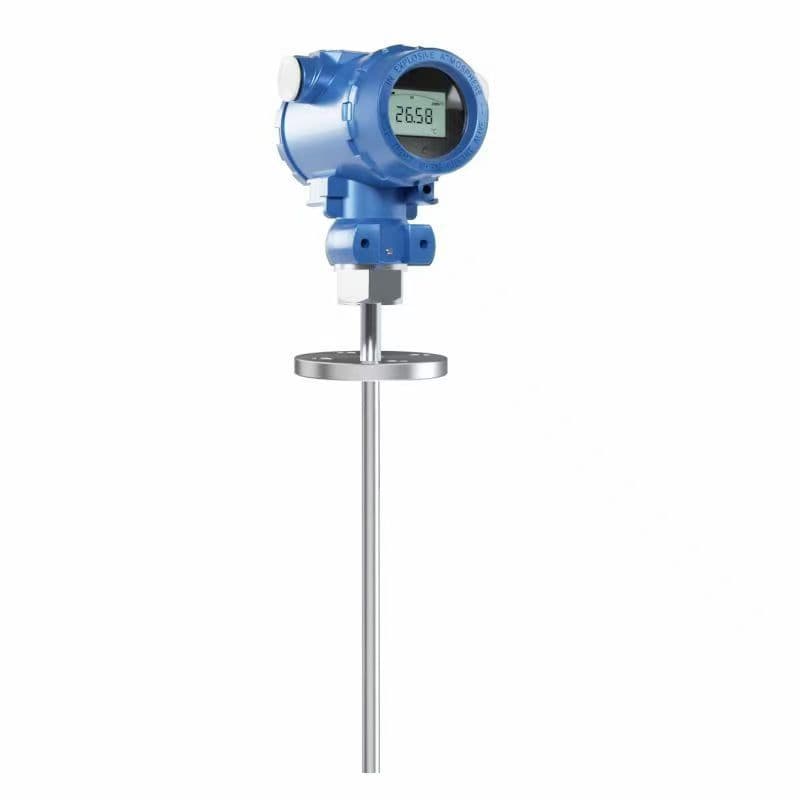 Temperature transmitter PT100 explosion-proof 4-20mA with remote SBWZ sensor, digital display type.