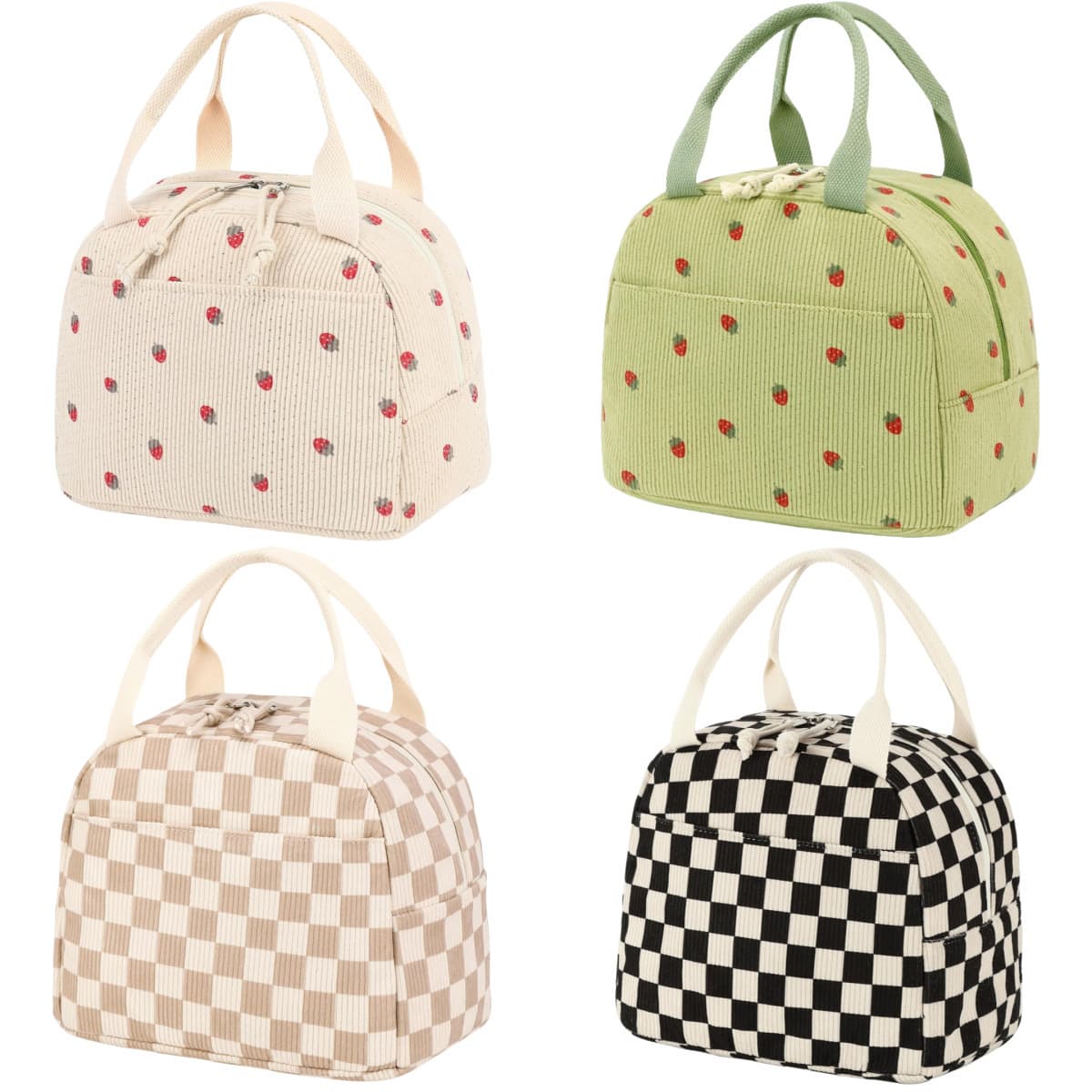 Cross-border Handbag Women Lunch Bag Large Capacity 2026 New Style Lady Bag Casual Versatile Corduroy Women Bag