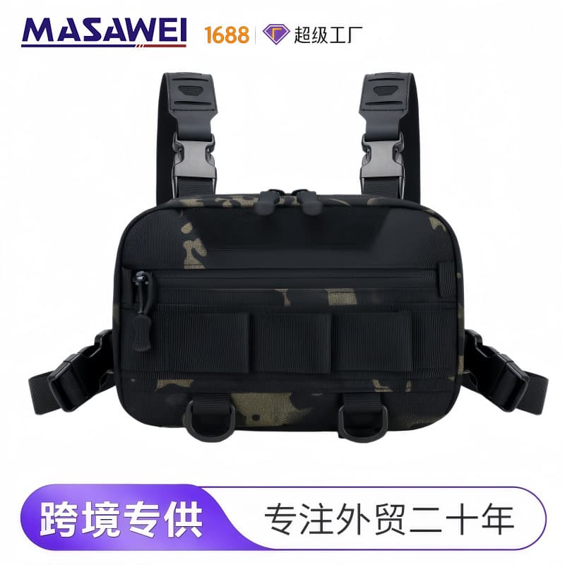 Cross-border Amazon Fishing Backpack Unisex Lightweight Outdoor Sports Multi-function Tool Bag Camping Chest Pack