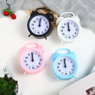 Creative Fashion Simple Alarm Clock Colorful Alarm Clock Children's Cartoon Alarm Creative Alarm Clock Student Alarm Clock Factory