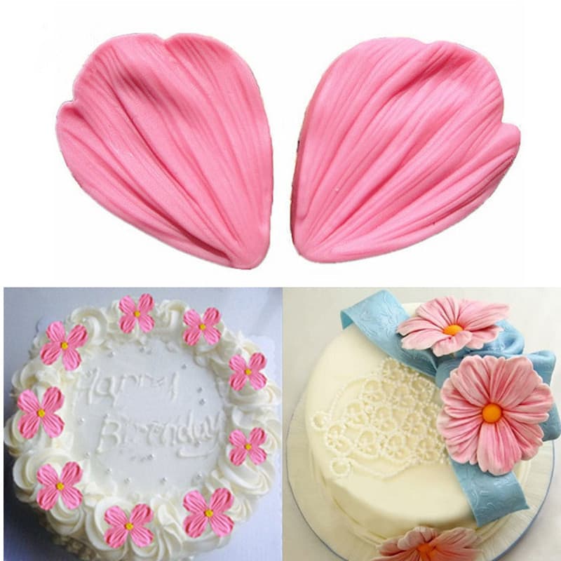 Fondant Silicone Mold Cake Decor Daisy Petal Chocolate Mold Fondant Cake Decorating Mold