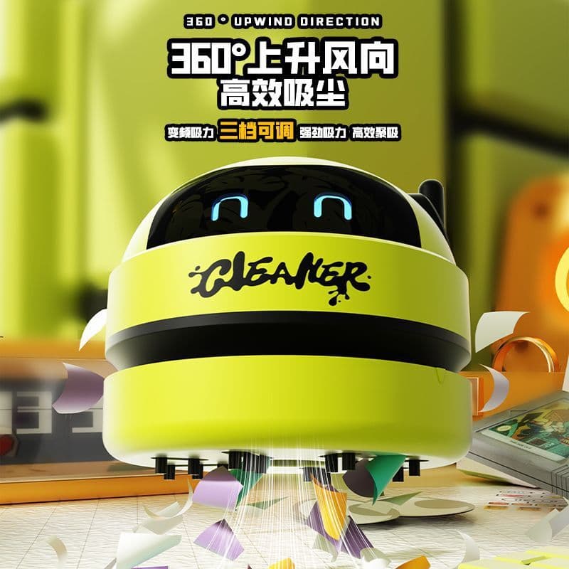 Desktop vacuum cleaner student cleaner keyboard rubber scraps cleaning mini electric small rechargeable suction toy 66