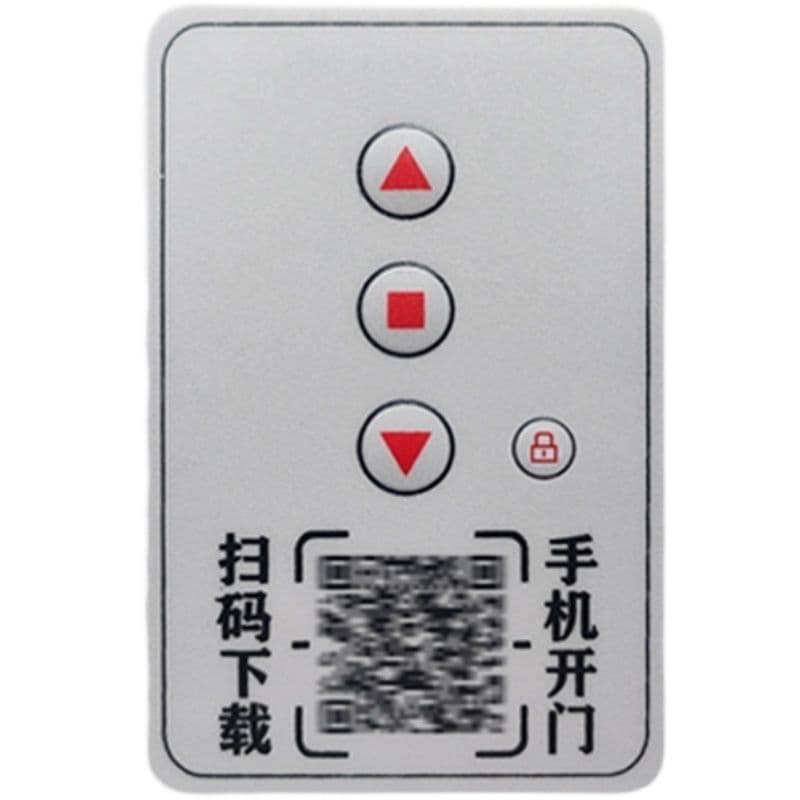 Electric Door Phone Remote Control, Bluetooth Door Opener for Roller Shutter Door, 433MHz Bluetooth Copy Remote