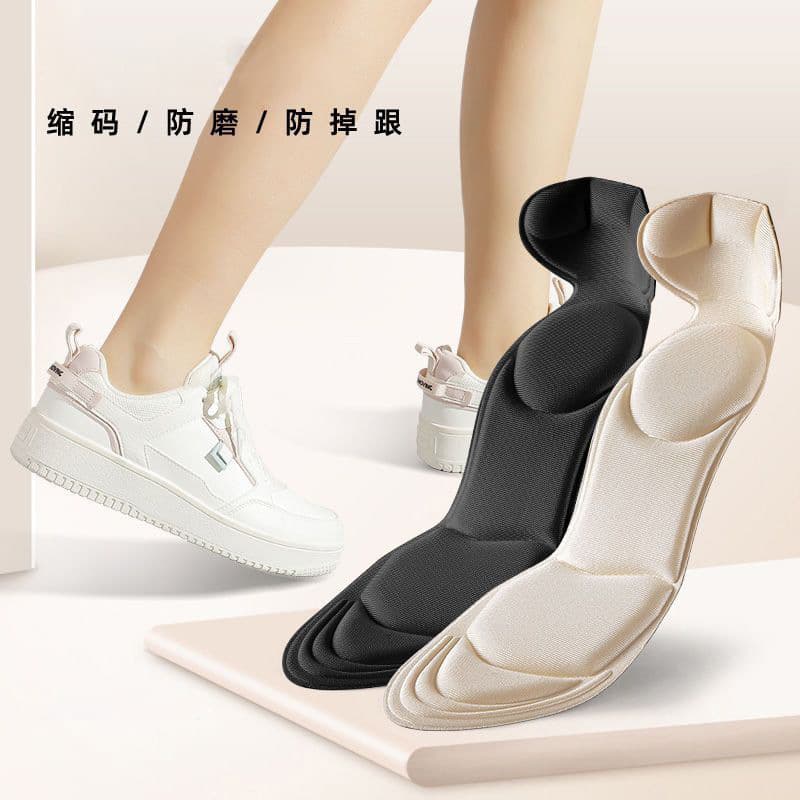 Heel Grips, Anti-Slip, Anti-Fall, Invisible for Sports Shoes, Loafers, High Heels, Universal Adjustment Tool, Sweat-Absorbing Insoles