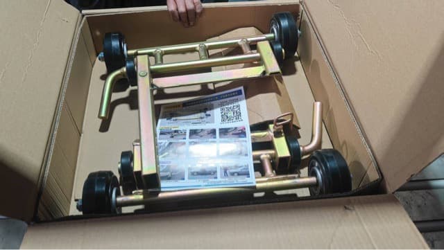 Rescue Car Mover 125mm Directional Auxiliary Wheel with Protection Wheel