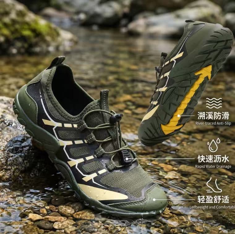 Brand Cross-Border Counter Wading Shoes Men's Outdoor River Trekking Shoes Breathable Casual Shoes Trendy Sports Shoes