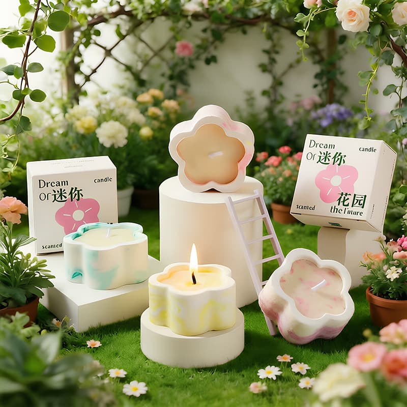 Future Mini Garden Scented Candle Creative Holiday Atmosphere Birthday Gift Souvenir Scented Candle