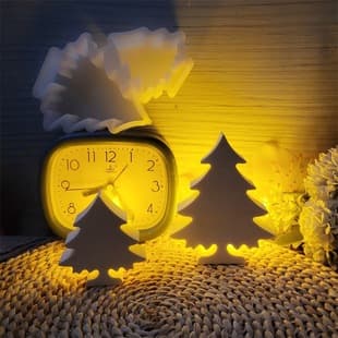S0925 Christmas Tree Christmas Theme Decoration Cement Plaster Mold DIY Silicone Mold