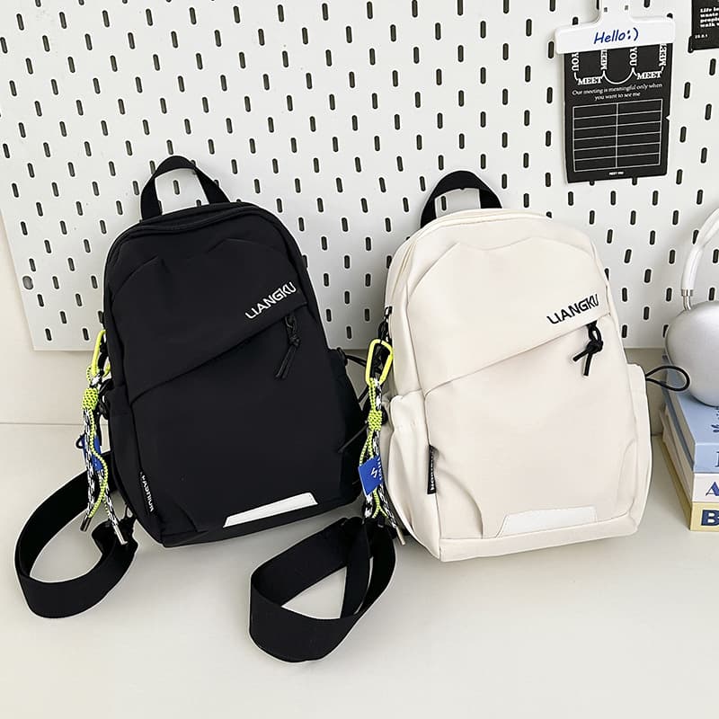Crossbody Sling Bag for Men and Women, Small Shoulder Backpack, Chest Pack for Cycling Sports, Lightweight Tablet Bag, Couple Crossbody Bag