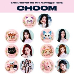 BABYMONSTER Badge Kpop New Album (CHOOM) Accessory Pendant Metal Pin Brooch