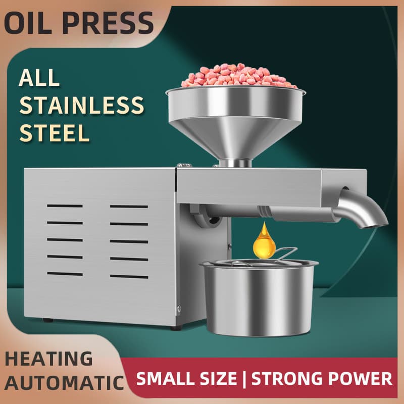 Export version R3 small stainless steel household oil press, commercial oil press, foreign trade, cross-border e-commerce dropshipping