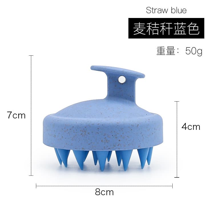 Amazon Bestseller Scalp Massage Brush for Itch Relief, Deep Cleaning, Nail Care, Bathing, Home & Travel Silicone Handheld Shampoo Brush