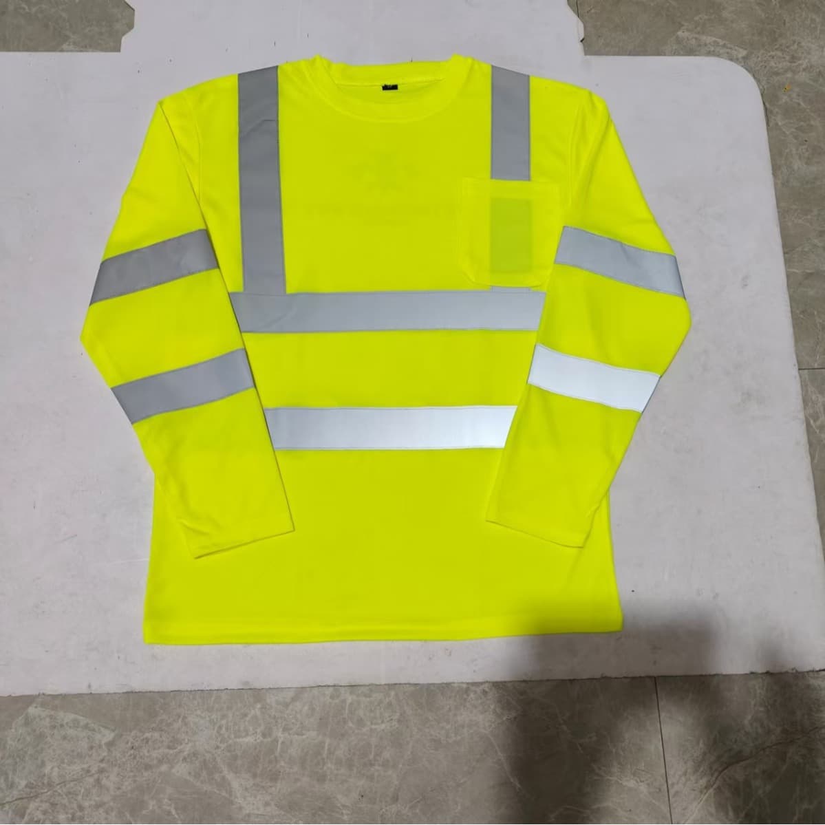 Ordinary Traffic Safety Reflective T-Shirt Vest Manufacturer Direct Supply Simple Two Vertical and Two Horizontal
