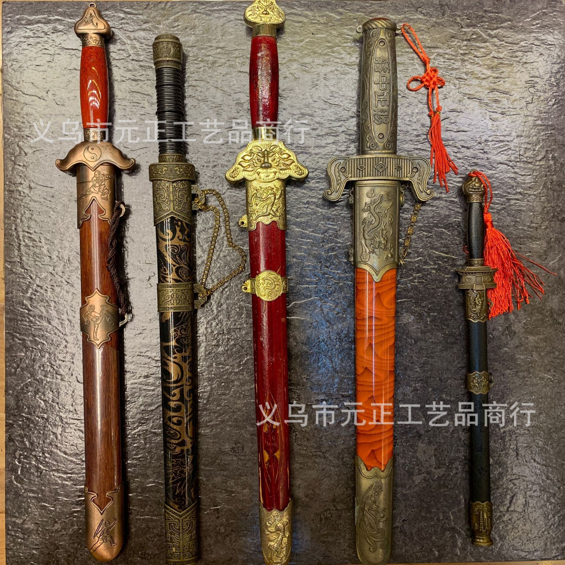 12-inch Longquan Craft Sword, Film and TV Sword Decorative Gift, Children's Toy Sword, Tourist Souvenir, Unsharpened