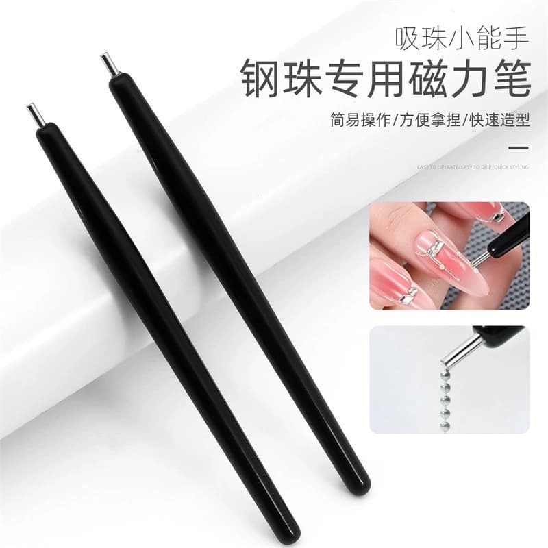 Manicure Tools Cat's Eye Magnet Pen Manicure Special Magnetic Pen That Attracts Steel Balls Strong Attractive Stone Sticky Jewelry Cross-border