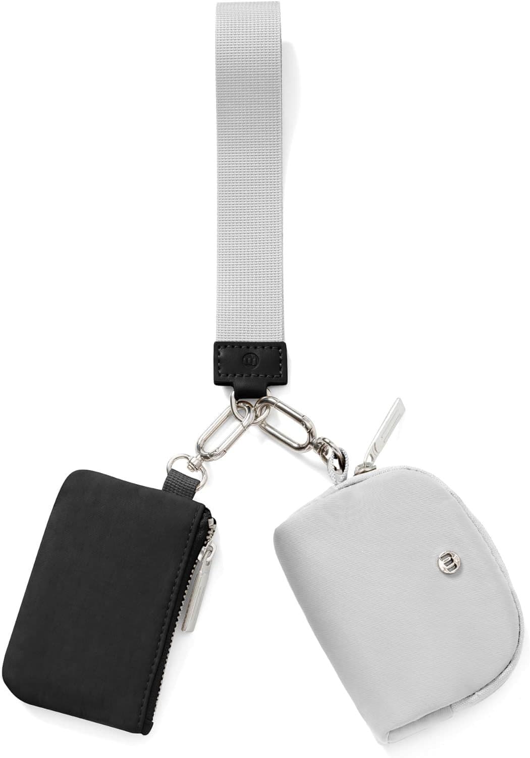 Wholesale Cross-Border Lulu-Style Women's Wristlet Portable Mini Coin Purse Key Holder - No Logo