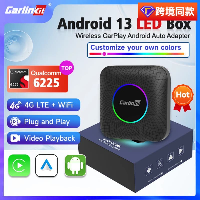 Carlinkit SM6225 Wired to Wireless CarPlay Android Car Box