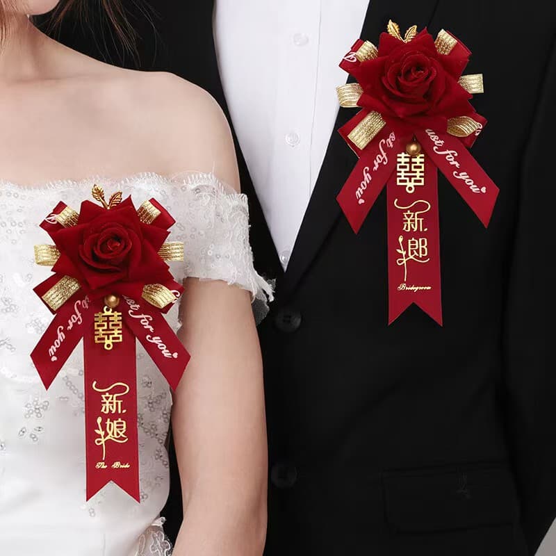 Complete Collection of Wedding Corsages for Groom, Bride, Parents, Family, Bridesmaids, and Groomsmen